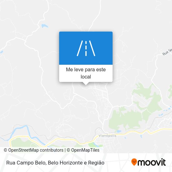 Rua Campo Belo mapa