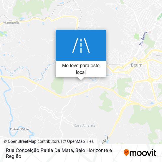 Rua Conceição Paula Da Mata mapa
