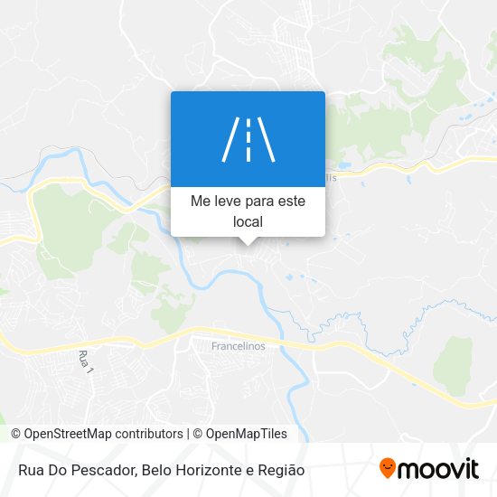 Rua Do Pescador mapa