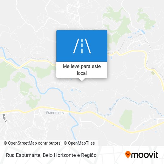 Rua Espumarte mapa