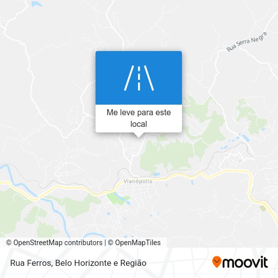 Rua Ferros mapa