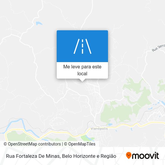 Rua Fortaleza De Minas mapa