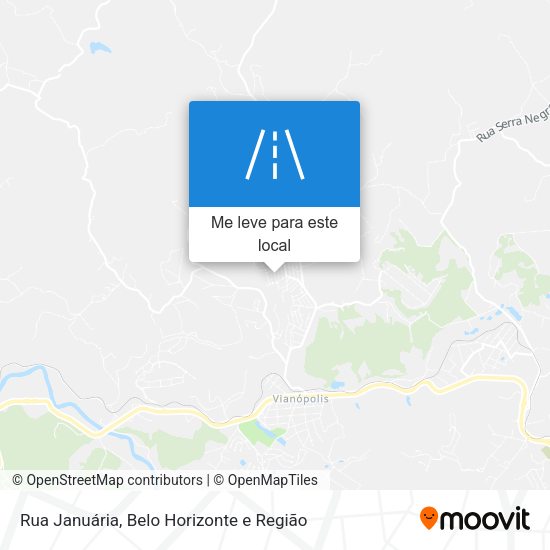 Rua Januária mapa