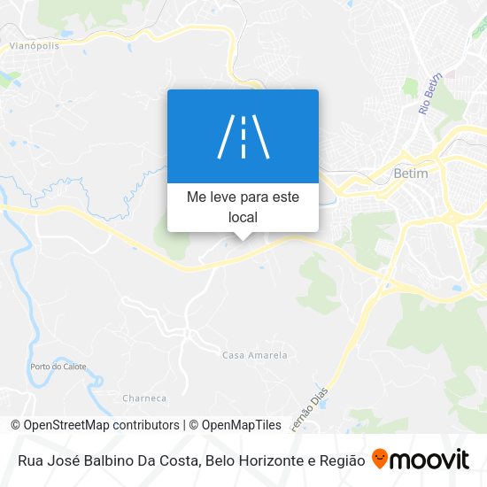Rua José Balbino Da Costa mapa