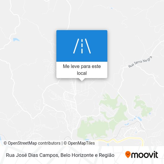 Rua José Dias Campos mapa