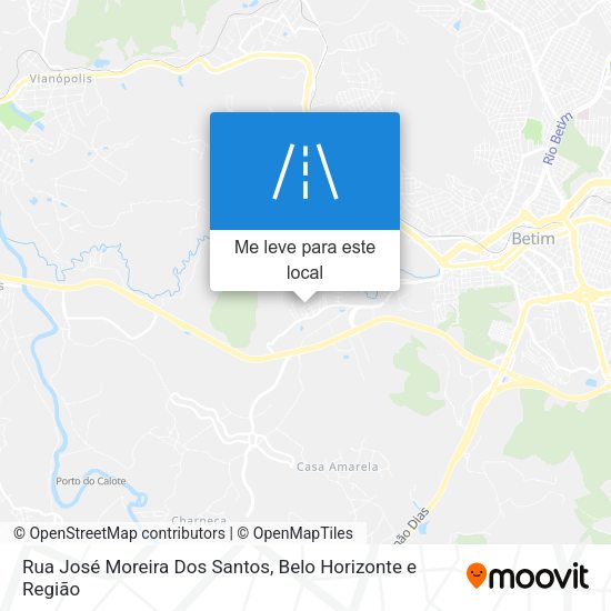 Rua José Moreira Dos Santos mapa