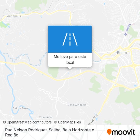 Rua Nelson Rodrigues Saliba mapa