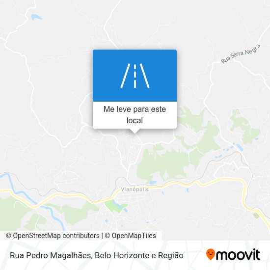 Rua Pedro Magalhães mapa