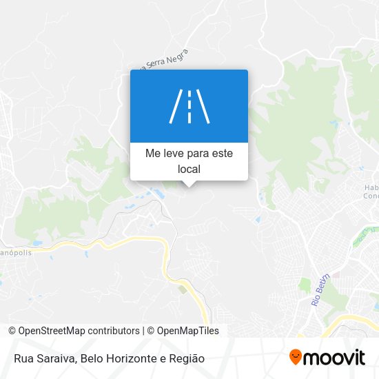 Rua Saraiva mapa