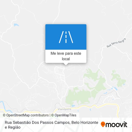 Rua Sebastião Dos Passos Campos mapa