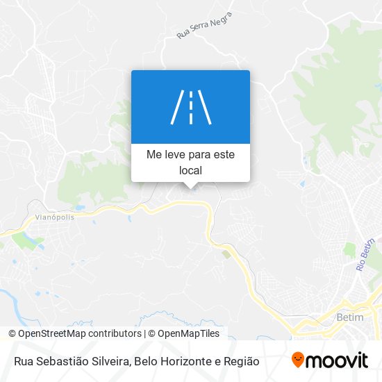 Rua Sebastião Silveira mapa