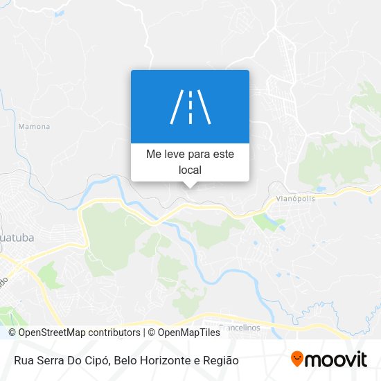 Rua Serra Do Cipó mapa