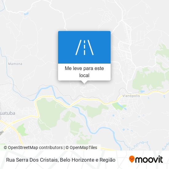 Rua Serra Dos Cristais mapa