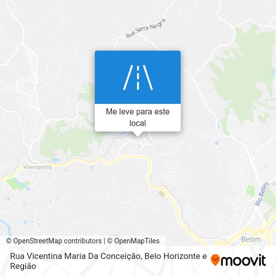 Rua Vicentina Maria Da Conceição mapa