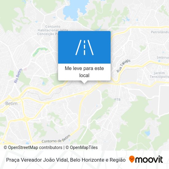Praça Vereador João Vidal mapa