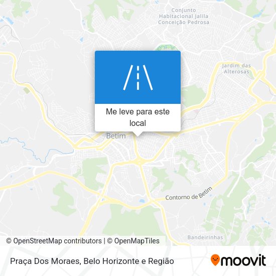 Praça Dos Moraes mapa