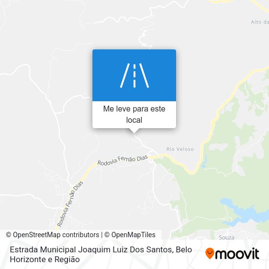 Estrada Municipal Joaquim Luiz Dos Santos mapa