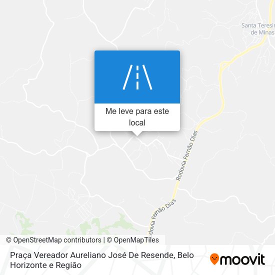 Praça Vereador Aureliano José De Resende mapa