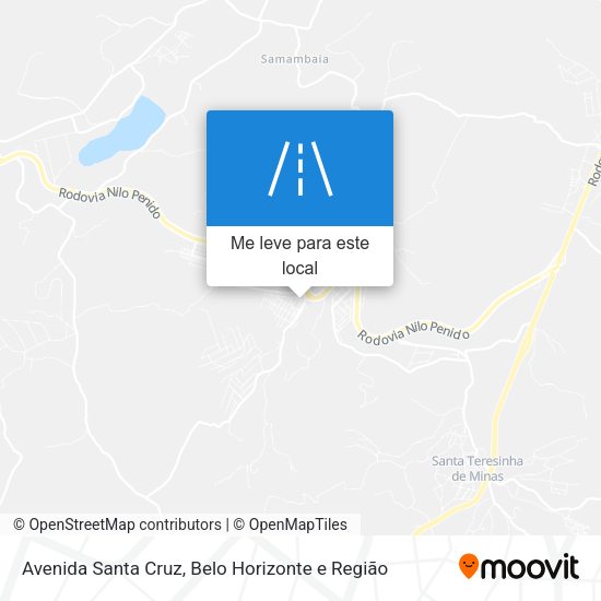 Avenida Santa Cruz mapa