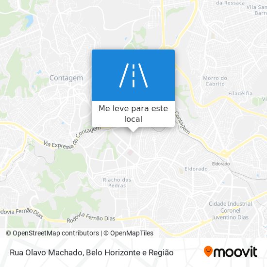 Rua Olavo Machado mapa