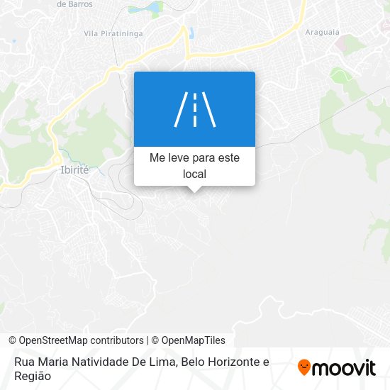 Rua Maria Natividade De Lima mapa