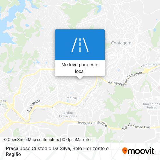 Praça José Custódio Da Silva mapa
