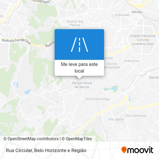 Rua Circular mapa