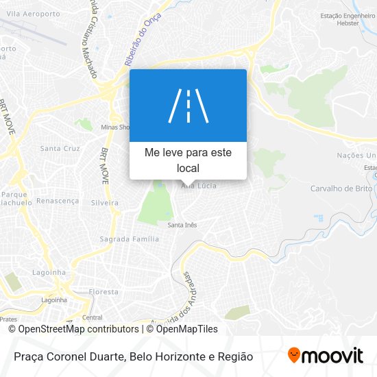 Praça Coronel Duarte mapa