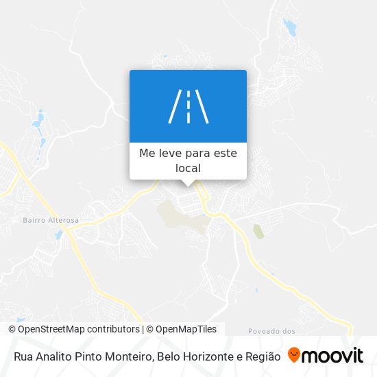 Rua Analito Pinto Monteiro mapa