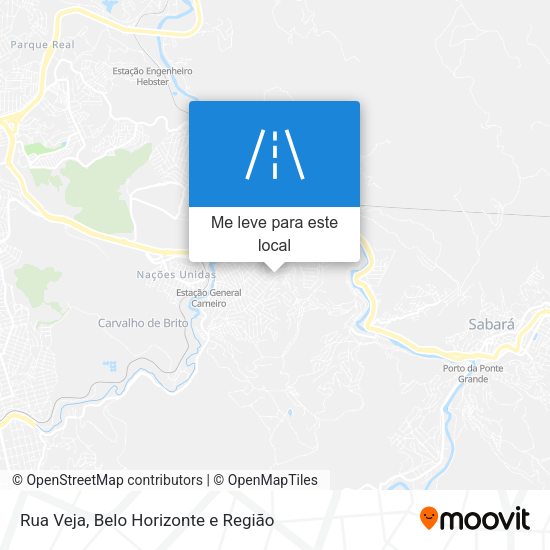 Rua Veja mapa