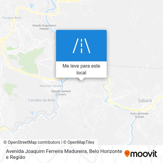 Avenida Joaquim Ferreira Madureira mapa