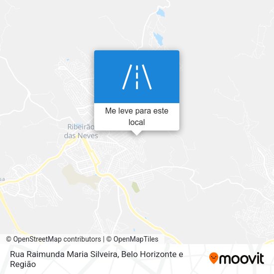 Rua Raimunda Maria Silveira mapa