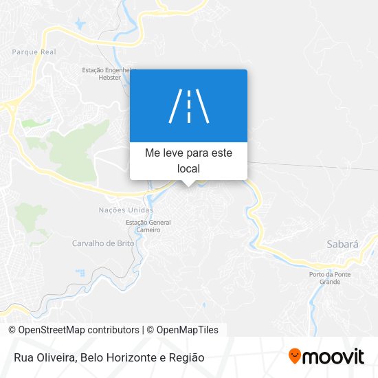 Rua Oliveira mapa