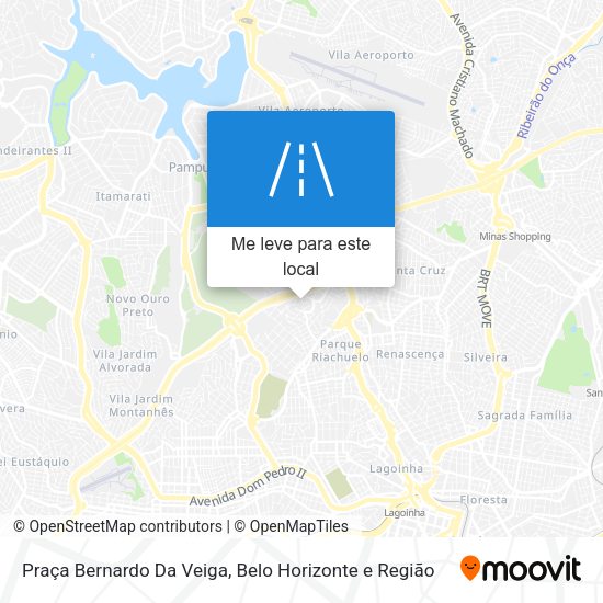 Praça Bernardo Da Veiga mapa