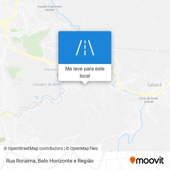 Rua Roraima mapa