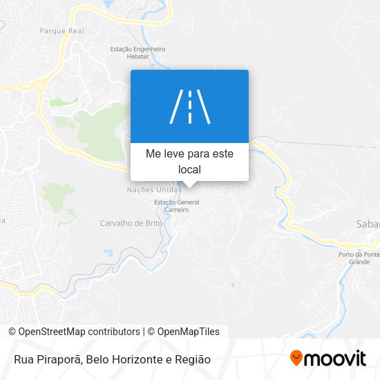 Rua Piraporã mapa