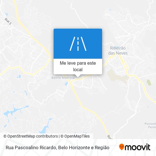 Rua Pascoalino Ricardo mapa