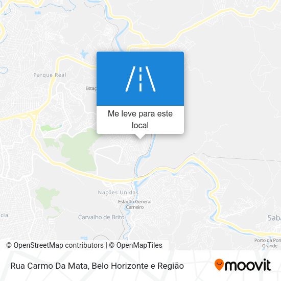 Rua Carmo Da Mata mapa
