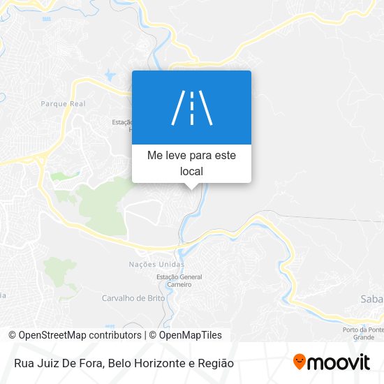 Rua Juiz De Fora mapa