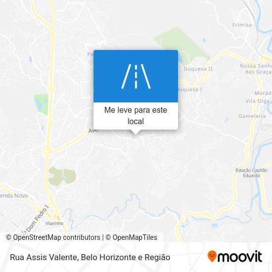 Rua Assis Valente mapa