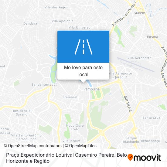 Praça Expedicionário Lourival Casemiro Pereira mapa