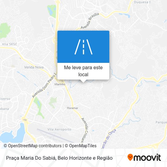Praça Maria Do Sabiá mapa
