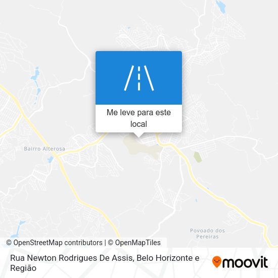 Rua Newton Rodrigues De Assis mapa