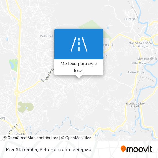 Rua Alemanha mapa