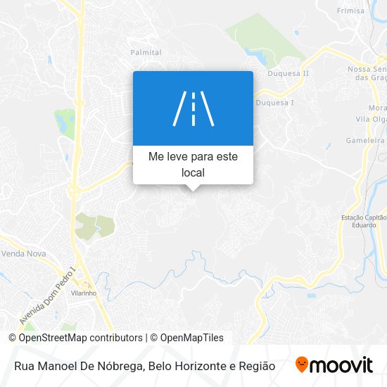 Rua Manoel De Nóbrega mapa