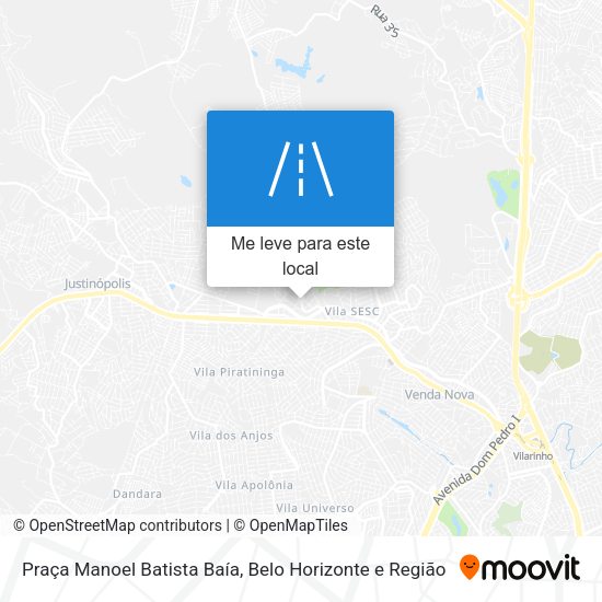 Praça Manoel Batista Baía mapa