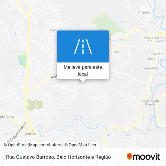 Rua Gustavo Barroso mapa