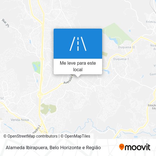 Alameda Ibirapuera mapa