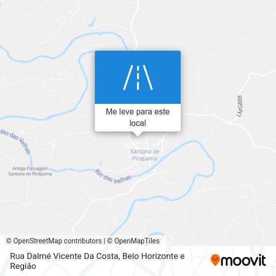 Rua Dalmé Vicente Da Costa mapa