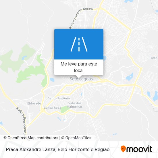 Praca Alexandre Lanza mapa
